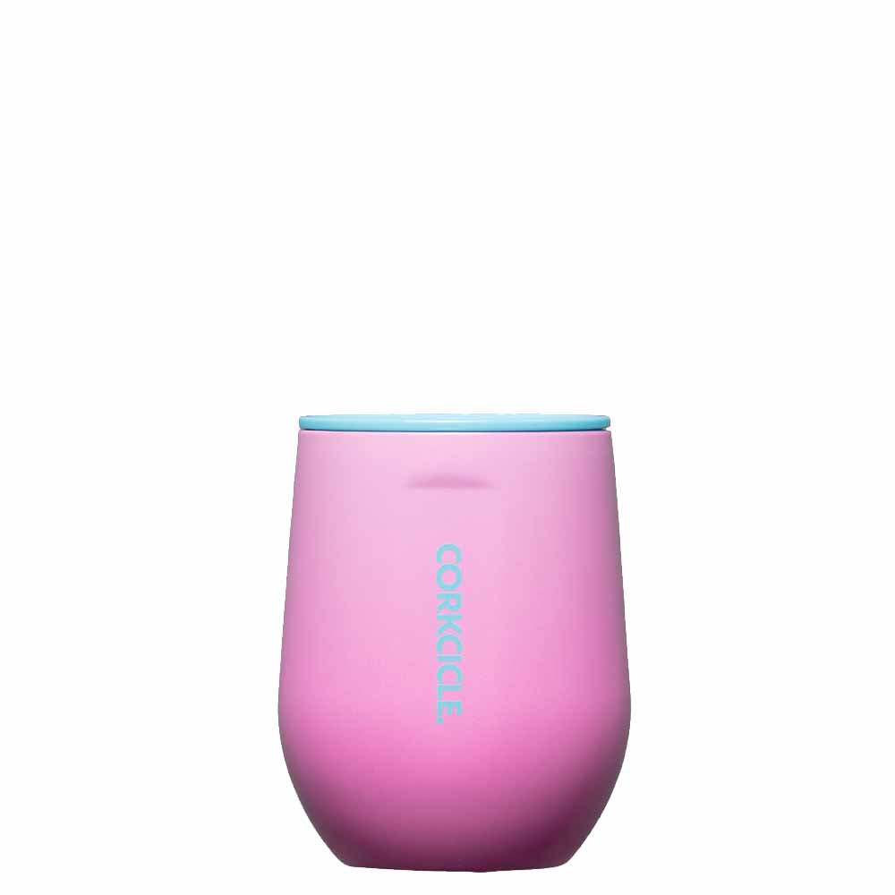 כוס STEMLESS 350ML ורוד מסטיק
