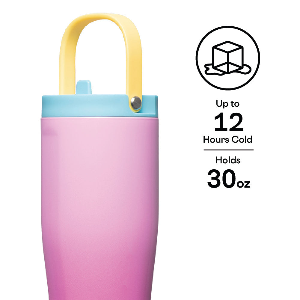 כוס GO CUP XL 890ML ורוד מסטיק