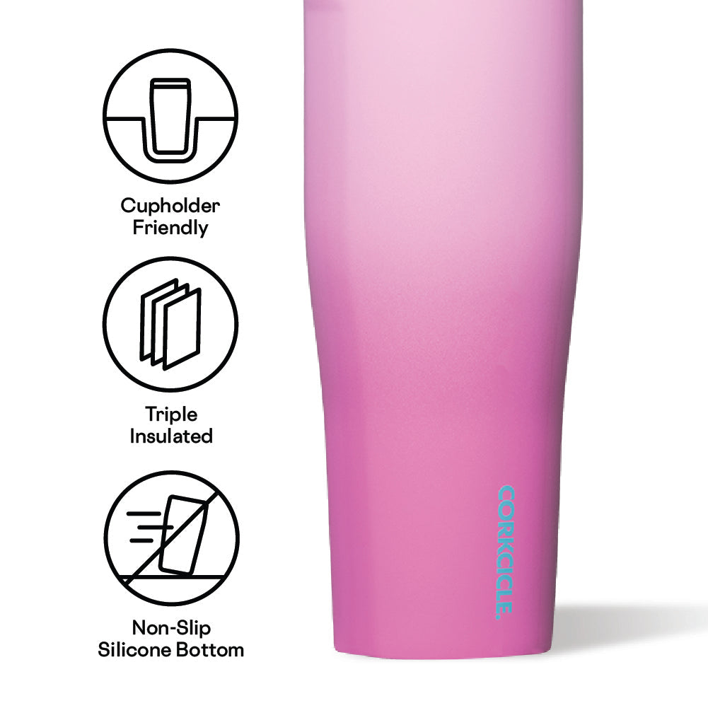 כוס GO CUP XL 890ML ורוד מסטיק