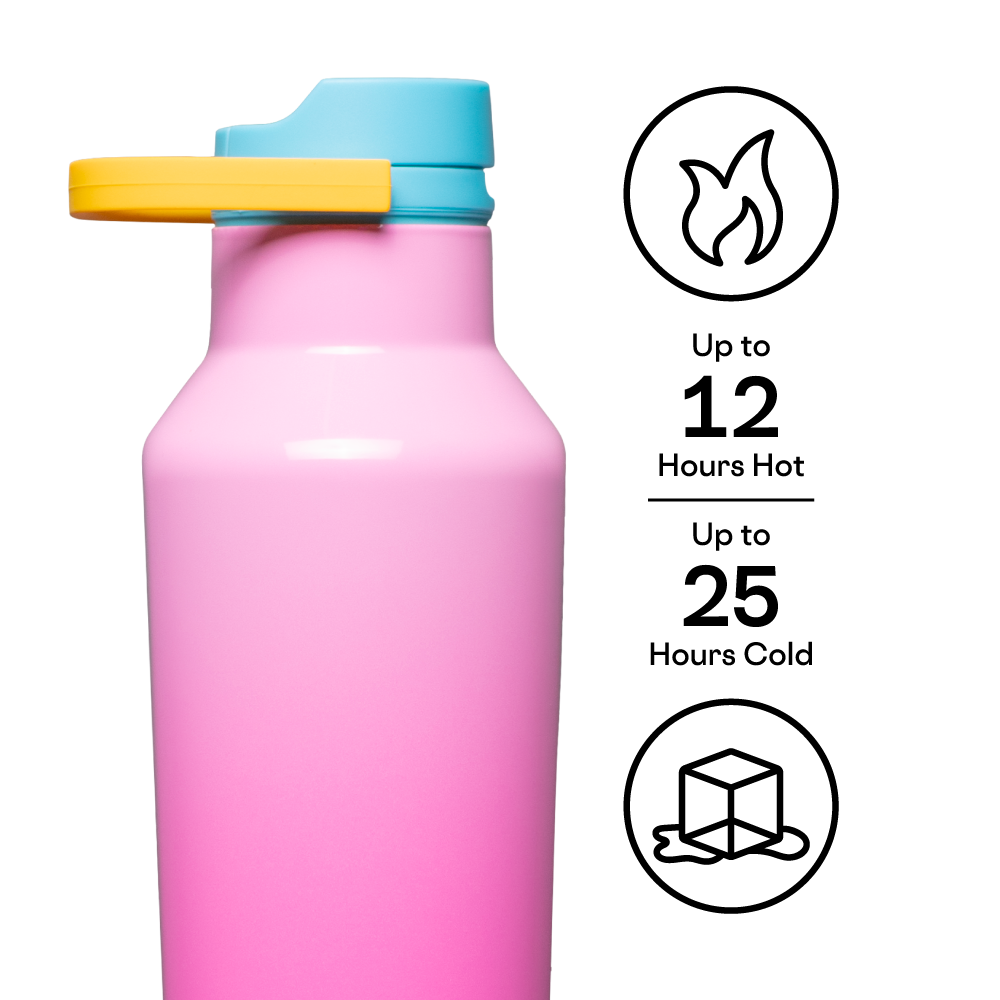 בקבוק מתכת Sport Canteen 590ML ורוד מסטיק