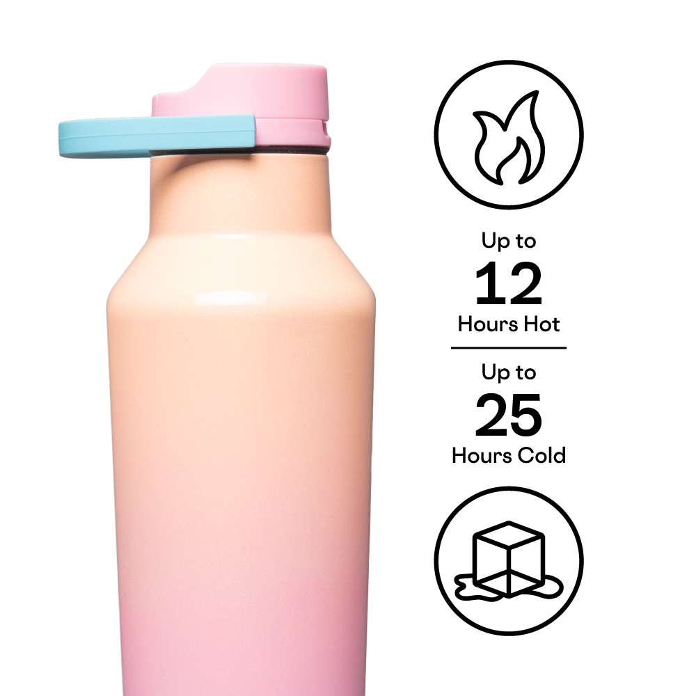 בקבוק מתכת Sport Canteen 590ML ורוד בהיר