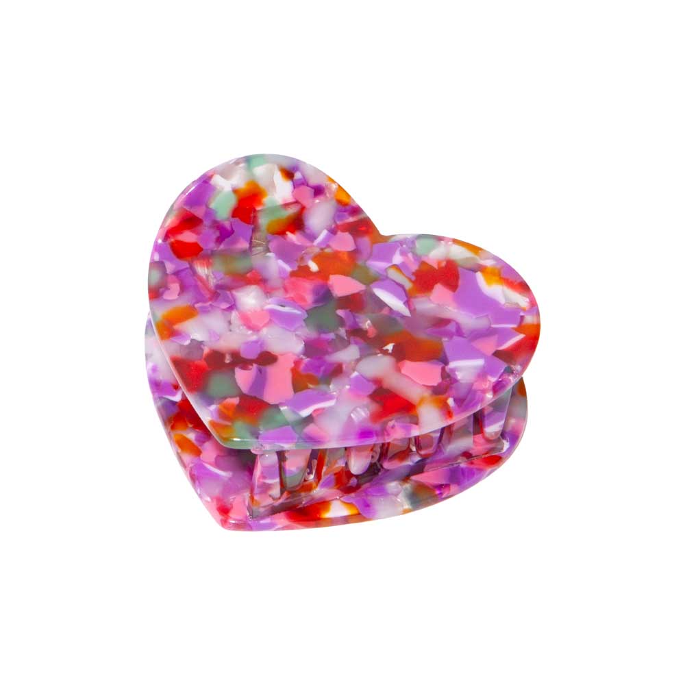 קליפס לב צבעוני