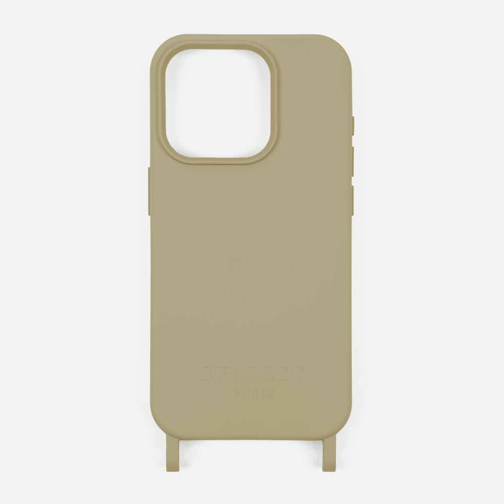 כיסוי לiphone 16 אפור-חום