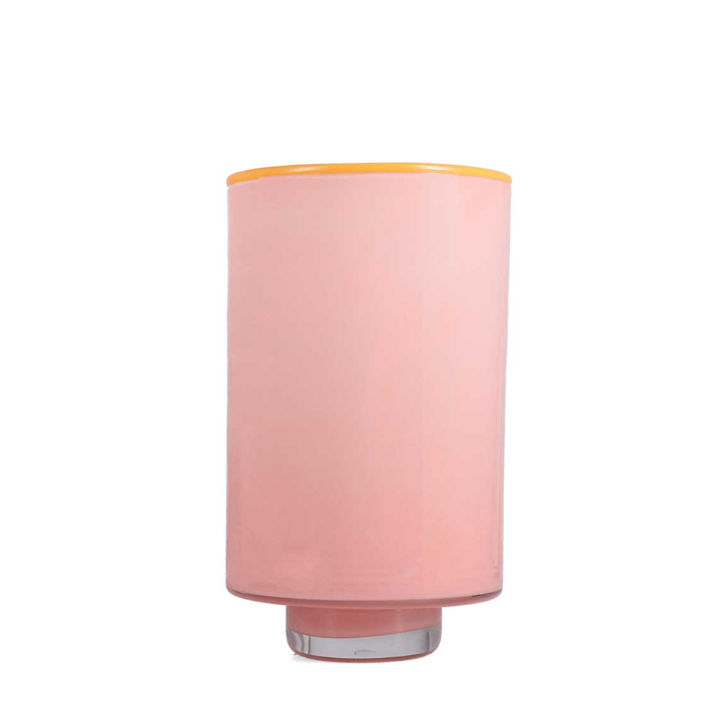 ואזה זכוכית Milo ורוד בהיר 26 ס"מ