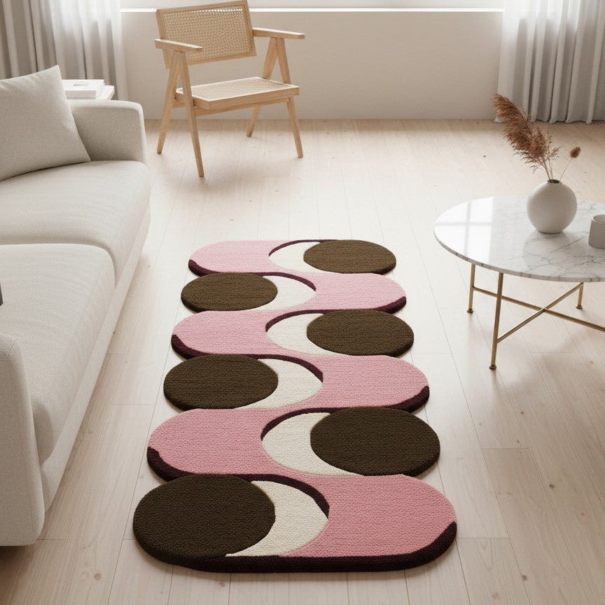 שטיח NYMPHE ורוד 70 × 180 ס"מ