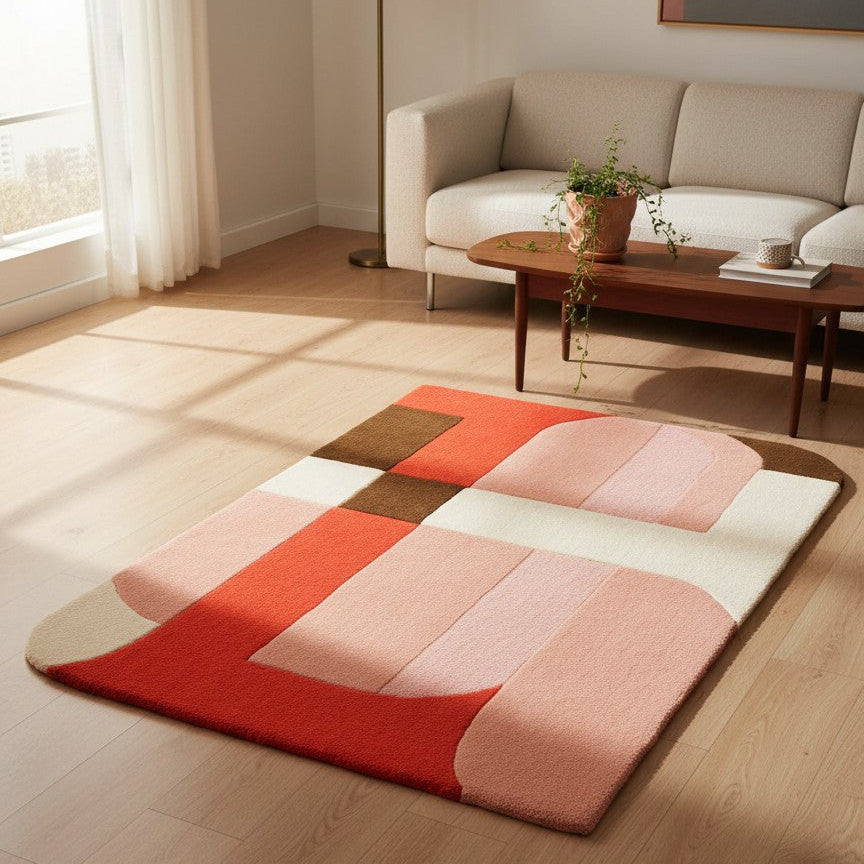 שטיח CALICE ורוד 80 × 120 ס"מ