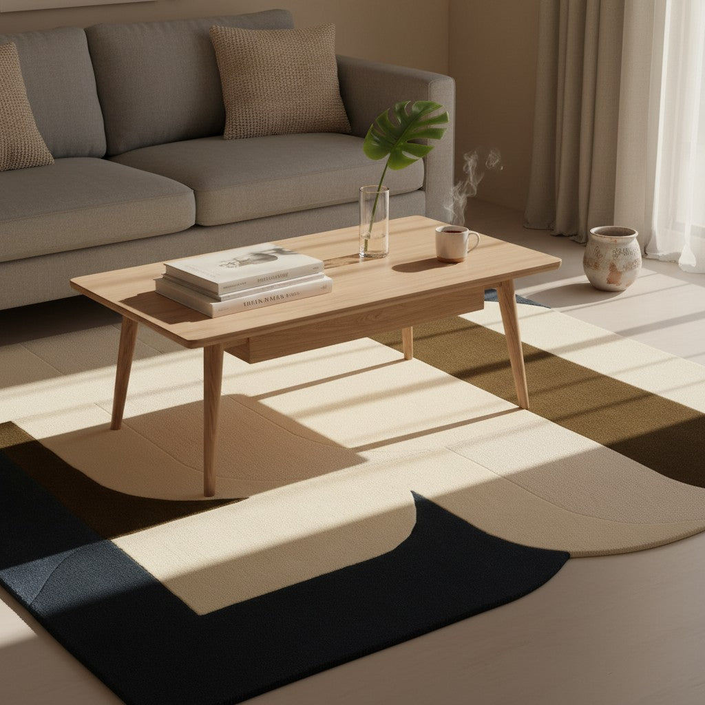 שטיח CALICE נטורל 180 × 180 ס"מ