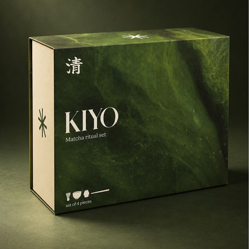 סט מאצ'ה זכוכית - KIYO