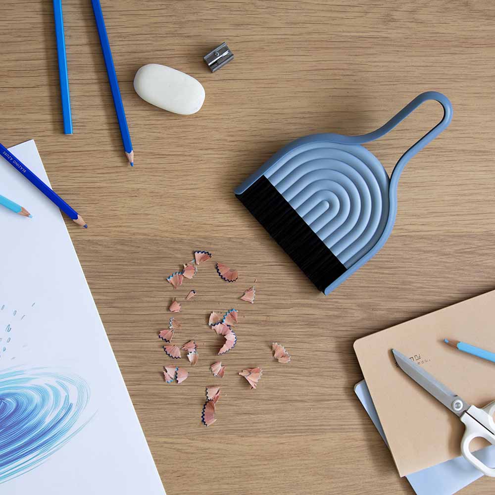 מברשת ויעה לשולחן DUSTARCH כחול