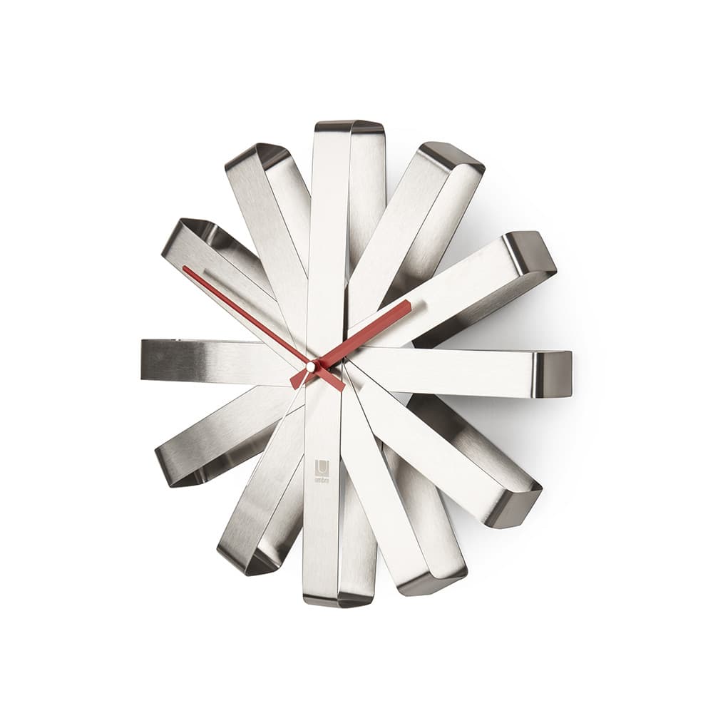 שעון קיר RIBBON אפור – SOHO. 100% Design Shop