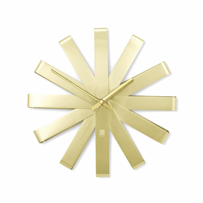 שעון קיר Ribbon זהב