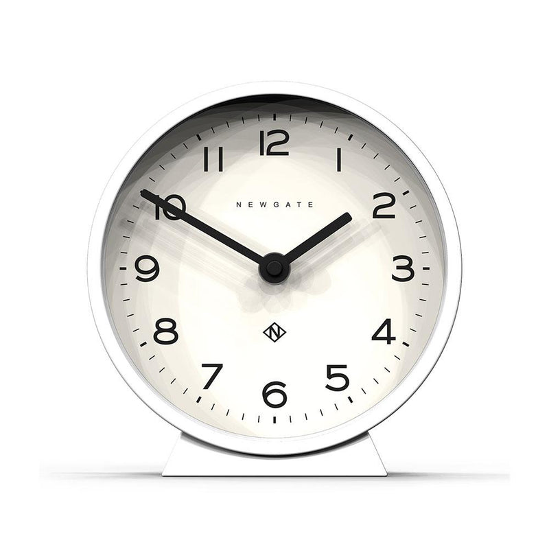שעון שולחני מינימליסטי Mantel Echo בלבן