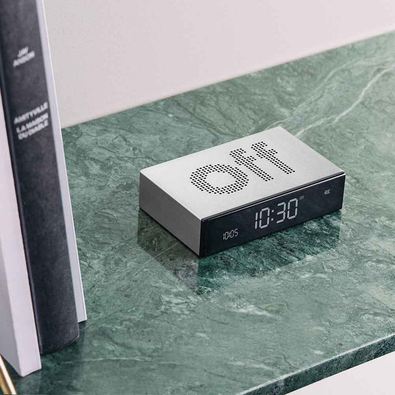 שעון מעורר Flip Premium כסוף