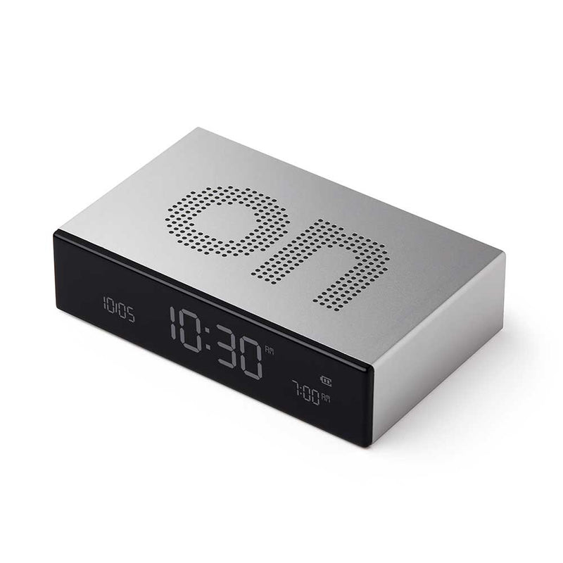 שעון מעורר Flip Premium כסוף