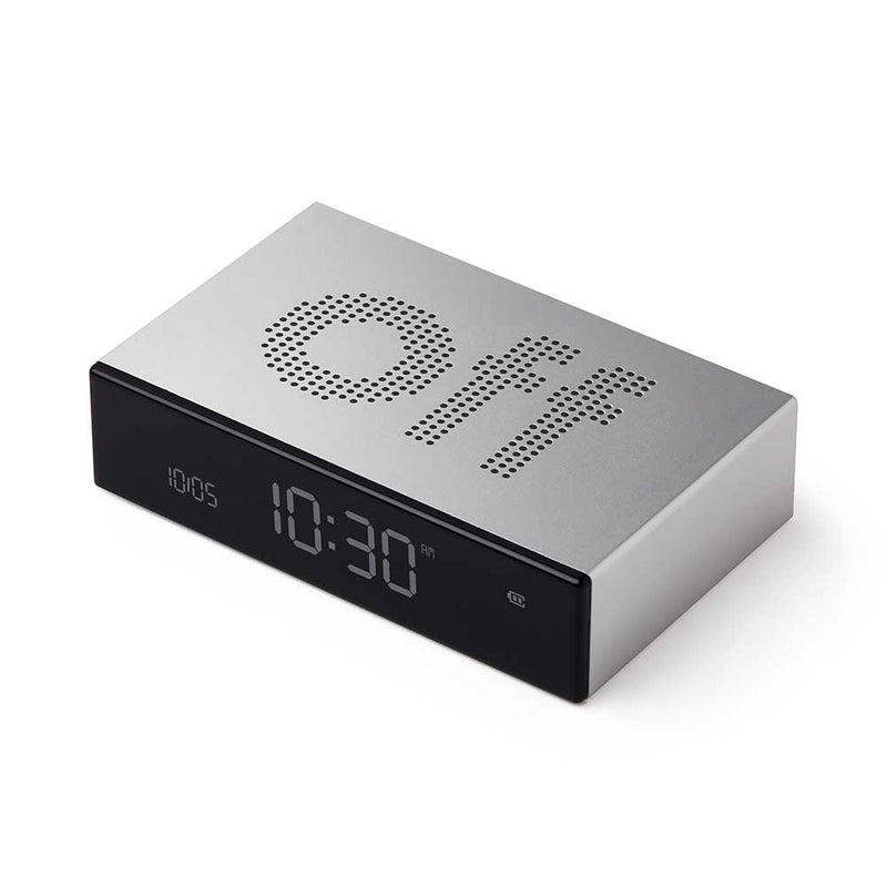 שעון מעורר Flip Premium כסוף