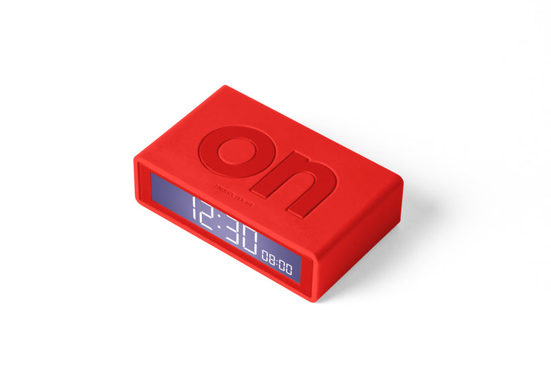 שעון מעורר FLIP TRAVEL אדום