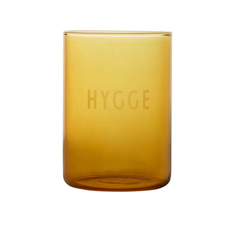 כוס שתייה זכוכית Hygge צהוב