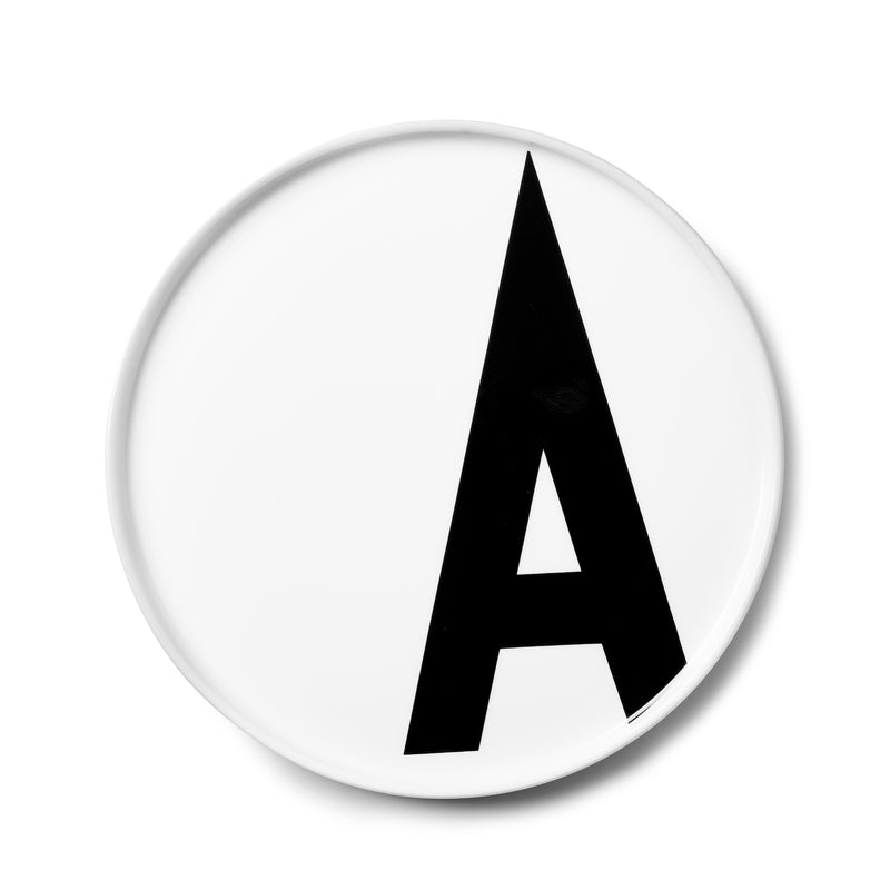 צלחות פורצלן אותיות A-Z