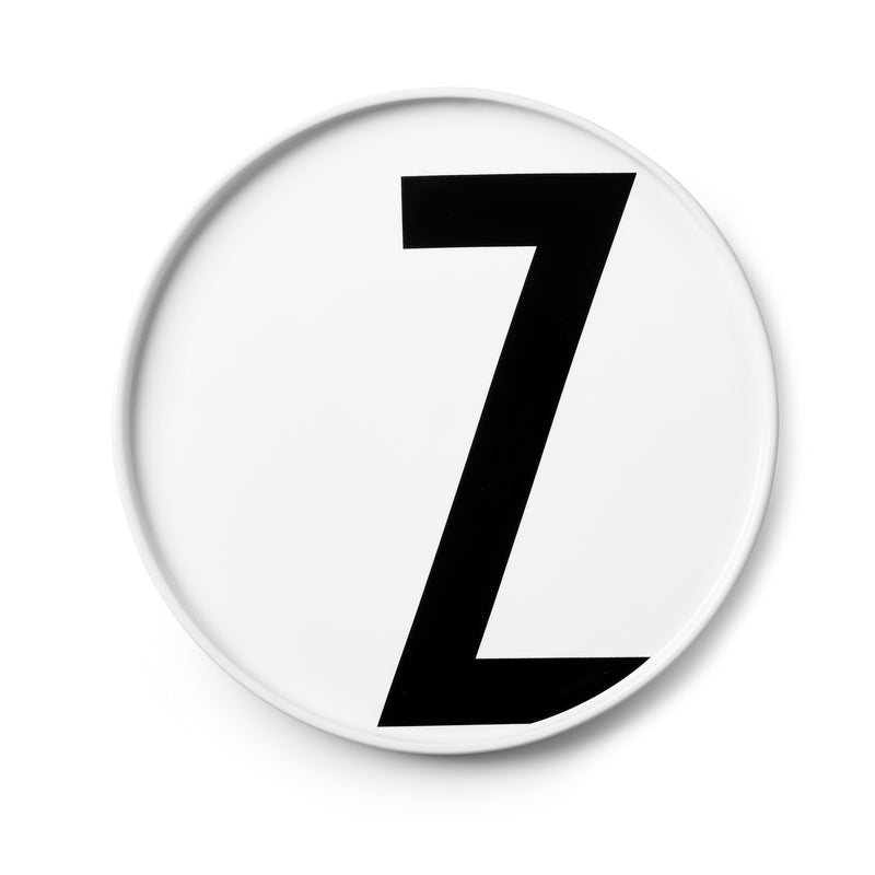 צלחות פורצלן אותיות A-Z