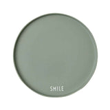 צלחת פורצלן Smile ירוק