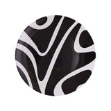 מגש עגול Black  White