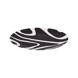 מגש עגול Black  White