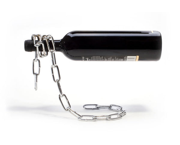 מתקן לבקבוק יין שרשרת