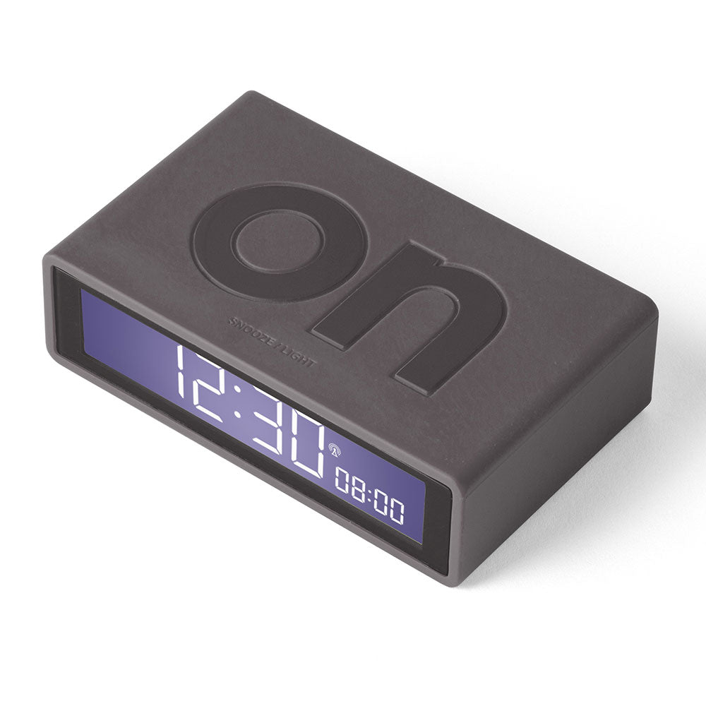 Dark Grey Flip Alarm Clock
