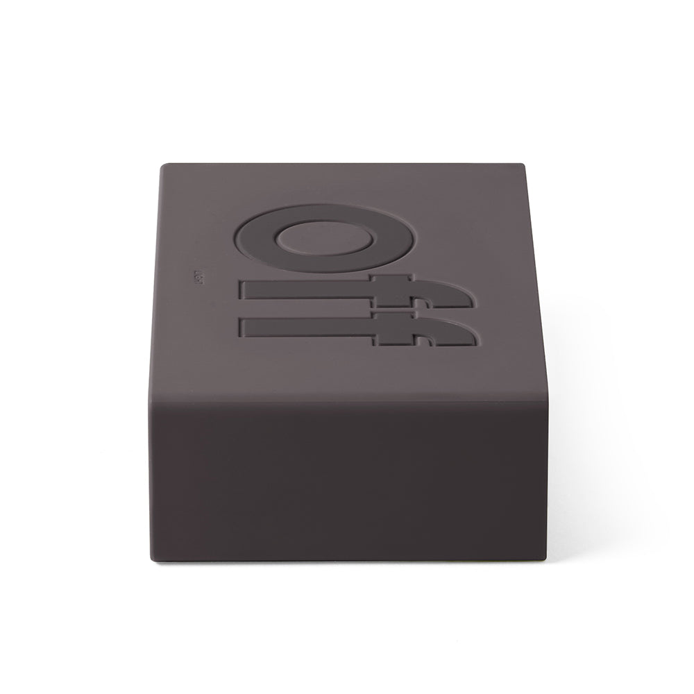 Dark Grey Flip Alarm Clock