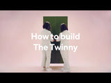 ארון מתכת Twinny ירוק זית