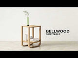 שולחן צד Bellwood אגוז מיושן
